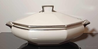Nádherná porcelánová starožitná terina Art Deco rok 1920 - 8