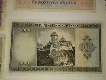 BANKOVKY 5-1000 KČS, ČTYŘICÁTÁ LÉTA, VŠE NEPERFOROVANÉ - 8
