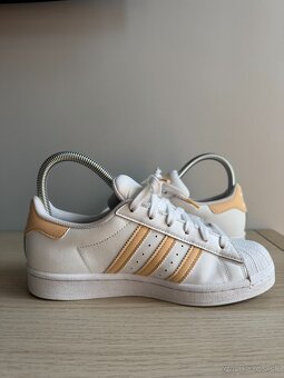 Adidas Superstar Cloud White Glow Orange - 8