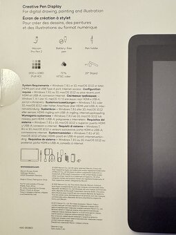 Predám grafický tablet Wacom Cintiq 16 creative pen - 8