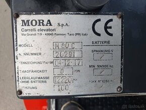 Vysokozdvižný vozík MORA - nosnost 8t - 8
