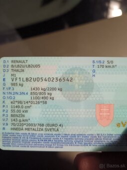 Renault Thalia 1,2 - 8