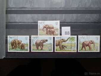 Poštové známky č.428 - FAUNA SVETA V. - 19 sérií - 8