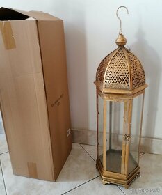 Maroko - svietnik , lucerna, lampas XXL  70cm - 40% - 8