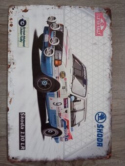 Škoda 100L, 120 užovka, 130 RS/LR, 110R retro tabuľka - 8