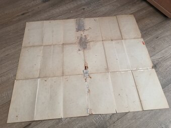 obrovská mapa Európy z roku 1940 Slovenský štát - 8