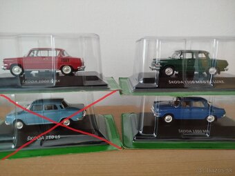 Predam model auta skoda rôzne 1:43. - 8