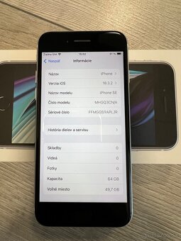 Apple iPhone SE 2022 64GB, 3.Gen, white - 8