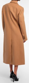 Dámsky dlhý kabát pieskovej farby, L/XL, 40/42 - 8