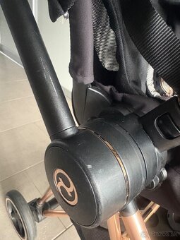 Predám kočík Cybex Mios Rosegold Deep black - 8