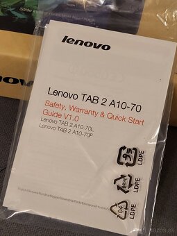 Predám tablet Lenovo TAB 2 A series 10,1" - 8