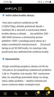 Projektor mini 4k s Android - 8