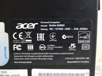 Predám PC ACER VERITON X4630G - 8