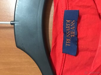 TRUSSARDI originál Red damske tricko L - 8
