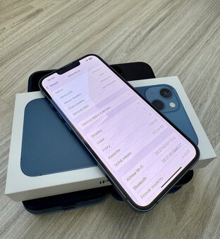 Predám iPhone 13 128GB – modrý, výborný stav - 8