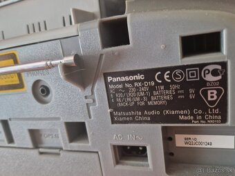 Prenosný CD + Kazetový Rádiomagnetofón PANASONIC - 8
