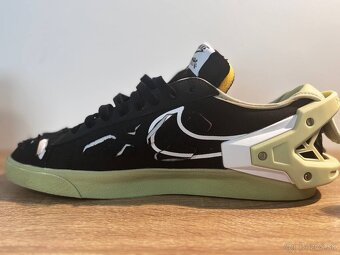 Nike Blazer LOW Acrnm Black White Noir Aura olive/blance - 8