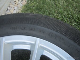 4x 17" AL disky org. BMW530d Xdrive so zim. pneu 225/55R17  - 8