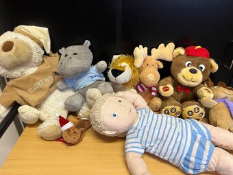 Plyšové postavičky-macko, sob, lev a iné - 8