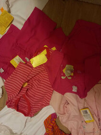Balík oblečenia pre bábätko dievčatko - veľkosť 52 - 68 - 8