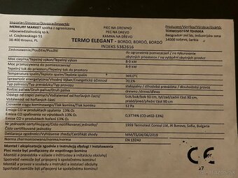 Predám nové nepoužité krbové kamna - 8
