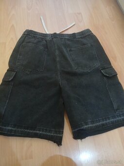 3 Čierne Kraťase Šortky Jorts Shein - 8