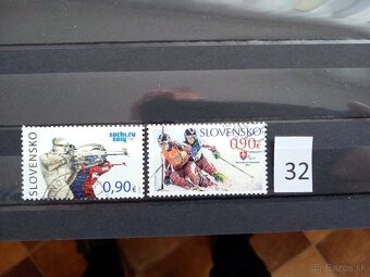 Poštové známky č.486 - SLOVENSKO - II. - 17 ks sérií - 8