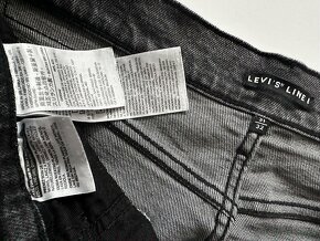 Pánske,kvalitné džínsy LEVIS LINE 8 - veľkosť 31/32 - 8