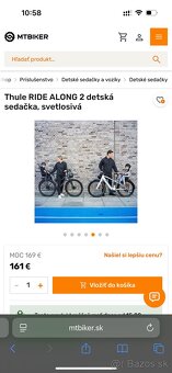 Cyklosedacka Thule Ridealong 2 - 8