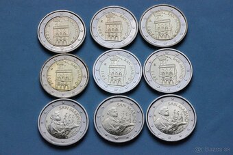 euromince San Marino a Monako Vatikan v UNC - 8