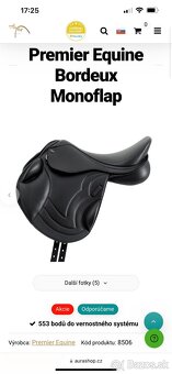 Nové plne nastrojené krosové sedlo Premier Equine - 8