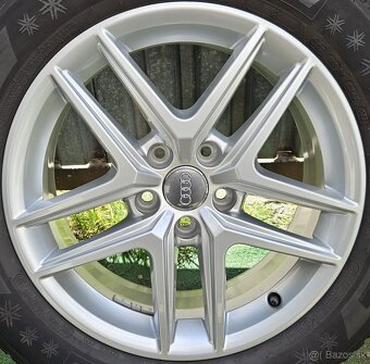 Atraktívne, originálne hliníkové disky AUDI - 5x112 r17 - 8