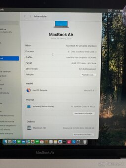 Apple Macbook Air 13" (2020) Intel i3, 8gb, 256gb - 8