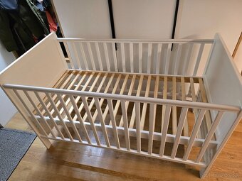Detská postieľka 2v1 WOODIES Classic Cot Bed 140x70 - 8