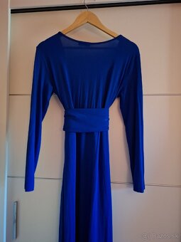 Dámske kráľovsky modré šaty - 8