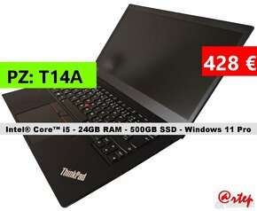 Notebook Lenovo ThinkPad - i5/24GB RAM/500GB SSD/ Win 11 Pro - 8