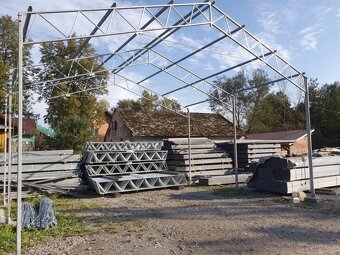 Oceľová konštrukcia 8x6m - pozinkovaná, s dopravou zdarma - 8