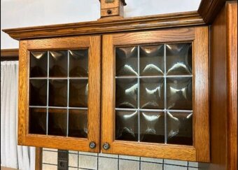 Dubová selská linka s vestavěnými spotřebiči,5870 - 8