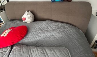 Manzelska tapacirovana postel s rostami 180x200 - 8