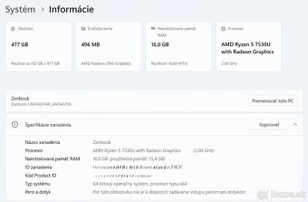 ASUS Zenbook 14 UM3402YA-KP395W Jade Black celokovový - 8