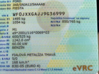 Ford Fiesta 1.25 60kW, klimatizácia, centrál, radio, servo - 8