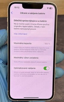 Apple iPhone 13 Mini 128 GB White / nová batéria - 8