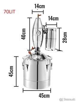 Domáca pálenica-liehovar-destilátor-destilačný prístroj - 8