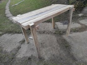 Pracovný stôl drevený - 8
