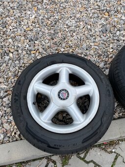 letné pneu 195/65 R15 + disky (hliníkové) Audi/ VW - 8