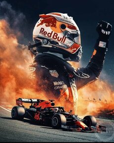 Lewis Hamilton poster, plátno 50x70 - 8