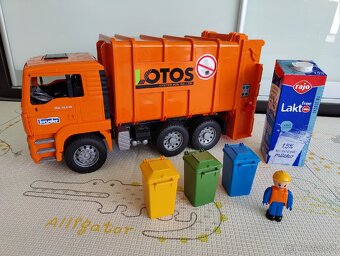 BRUDER MAN LOTOS smetiarske vozidlo - 8