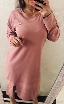 Damske talianske jemnučke maxišaty pinky - 8