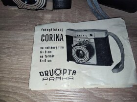 Fotoaparat CORINA retro / komplet DRUOPTA Praha - 8