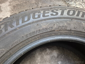 225/60 r17 zimné 4ks BRIDGESTONE dezén ,95 - 5,2 mm DOT2019 - 8
